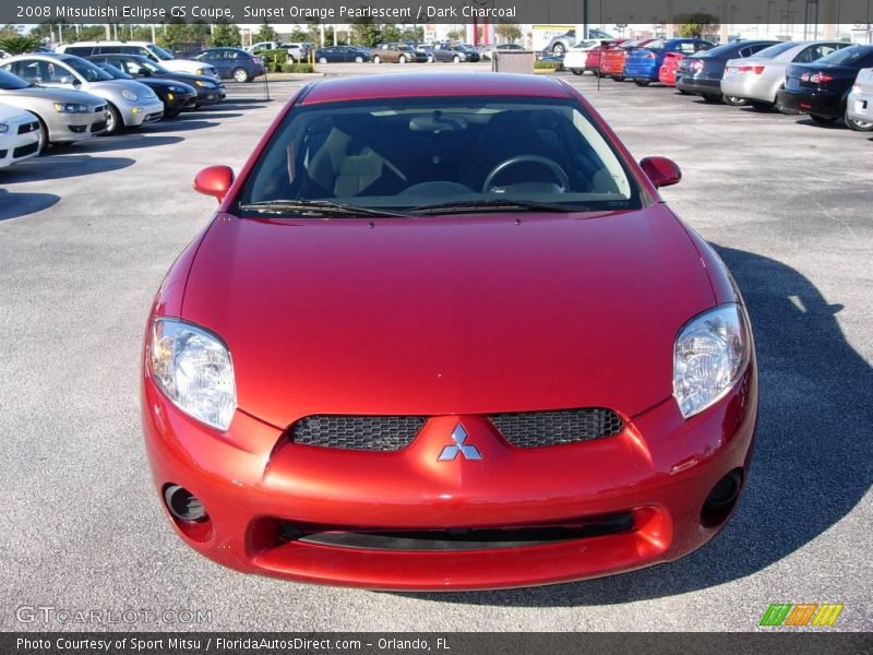 Sunset Orange Pearlescent / Dark Charcoal 2008 Mitsubishi Eclipse GS Coupe