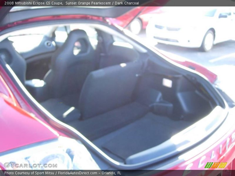 Sunset Orange Pearlescent / Dark Charcoal 2008 Mitsubishi Eclipse GS Coupe