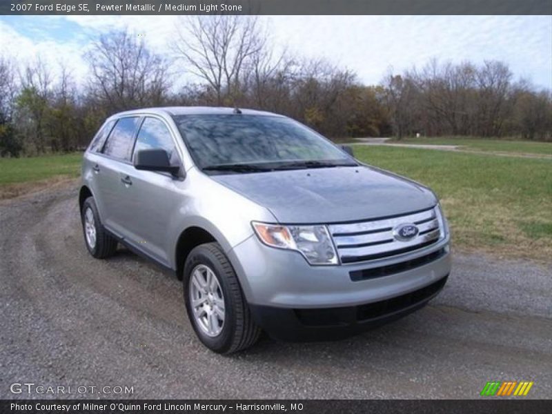 Pewter Metallic / Medium Light Stone 2007 Ford Edge SE