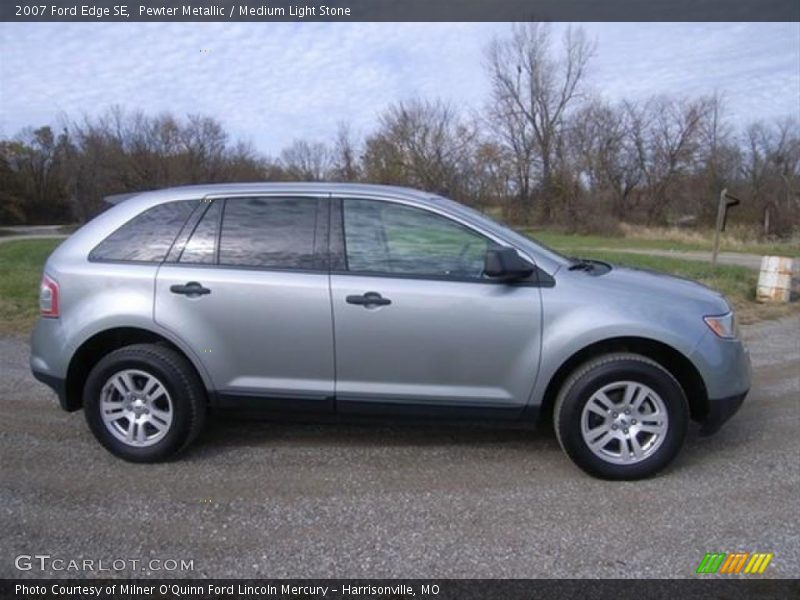 Pewter Metallic / Medium Light Stone 2007 Ford Edge SE