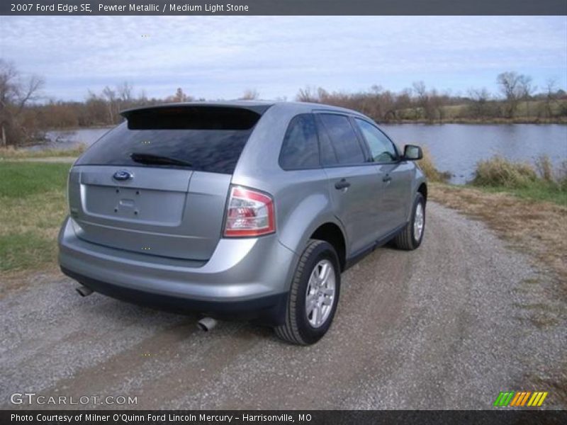 Pewter Metallic / Medium Light Stone 2007 Ford Edge SE