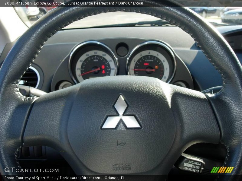 Sunset Orange Pearlescent / Dark Charcoal 2008 Mitsubishi Eclipse GS Coupe