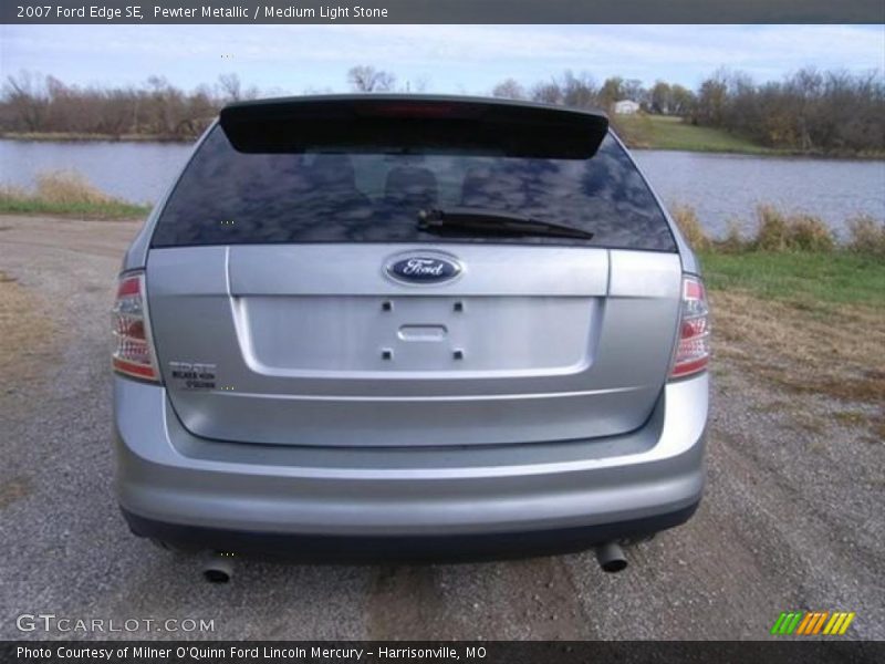 Pewter Metallic / Medium Light Stone 2007 Ford Edge SE
