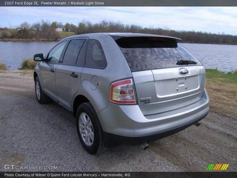 Pewter Metallic / Medium Light Stone 2007 Ford Edge SE