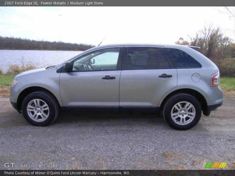 Pewter Metallic / Medium Light Stone 2007 Ford Edge SE