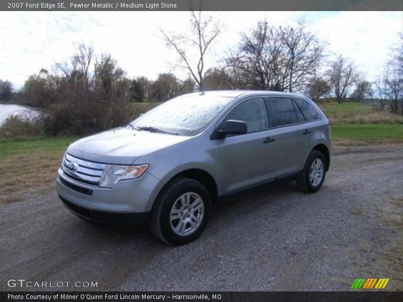 Pewter Metallic / Medium Light Stone 2007 Ford Edge SE