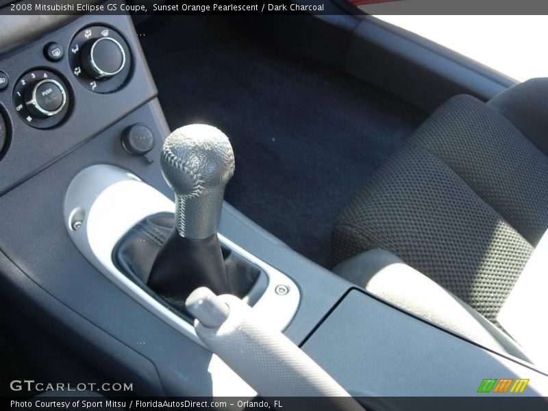Sunset Orange Pearlescent / Dark Charcoal 2008 Mitsubishi Eclipse GS Coupe