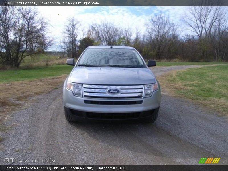Pewter Metallic / Medium Light Stone 2007 Ford Edge SE