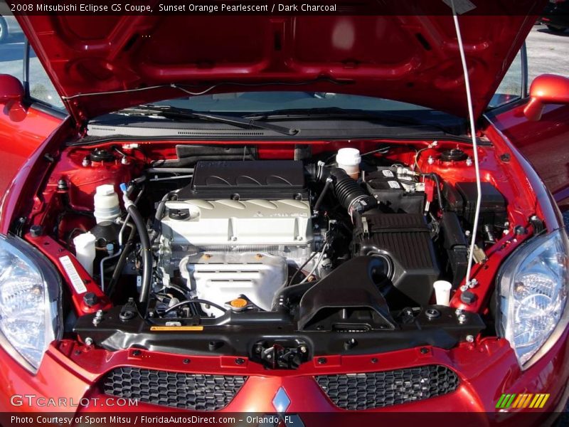 Sunset Orange Pearlescent / Dark Charcoal 2008 Mitsubishi Eclipse GS Coupe