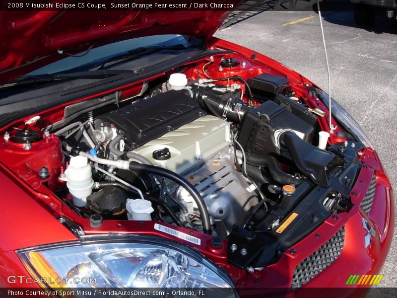 Sunset Orange Pearlescent / Dark Charcoal 2008 Mitsubishi Eclipse GS Coupe
