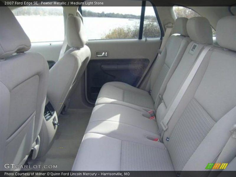 Pewter Metallic / Medium Light Stone 2007 Ford Edge SE