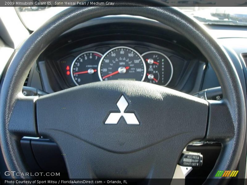 Satin Meisai Pearl / Medium Gray 2009 Mitsubishi Galant ES