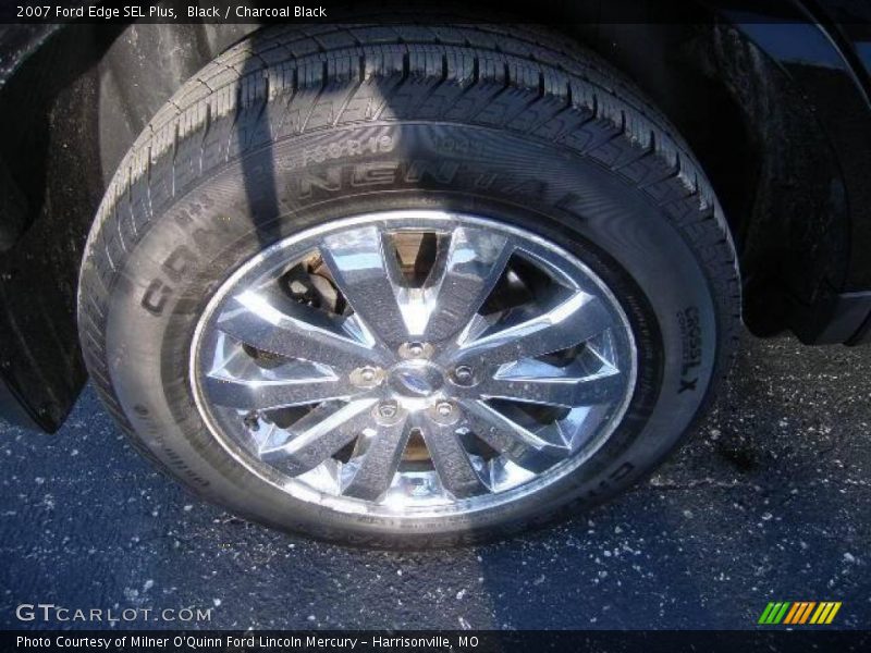 Black / Charcoal Black 2007 Ford Edge SEL Plus