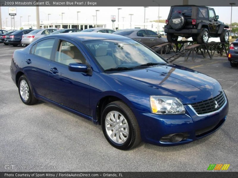 Maizen Blue Pearl / Beige 2009 Mitsubishi Galant ES