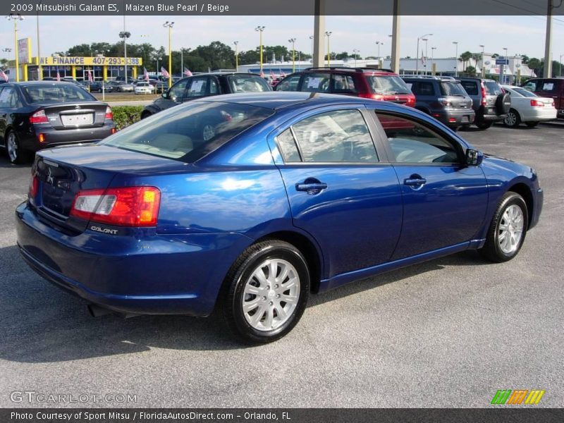 Maizen Blue Pearl / Beige 2009 Mitsubishi Galant ES