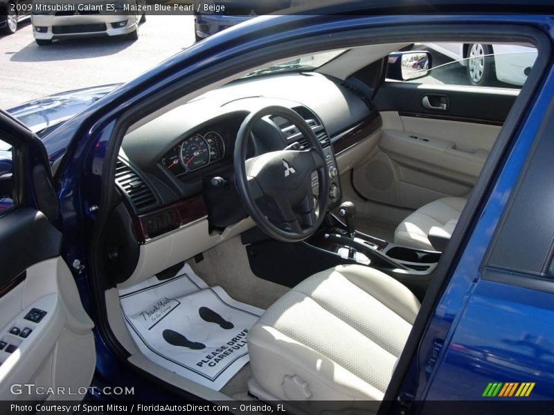 Maizen Blue Pearl / Beige 2009 Mitsubishi Galant ES
