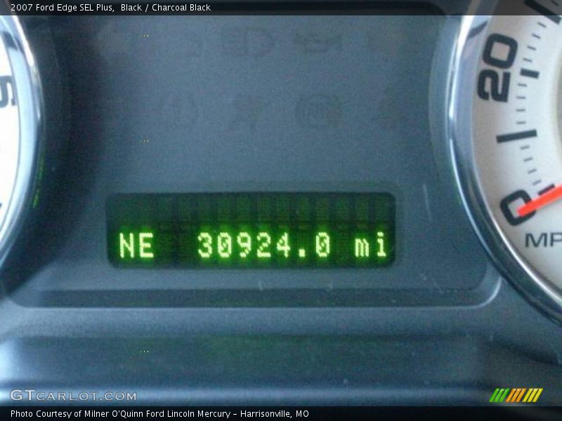 Black / Charcoal Black 2007 Ford Edge SEL Plus