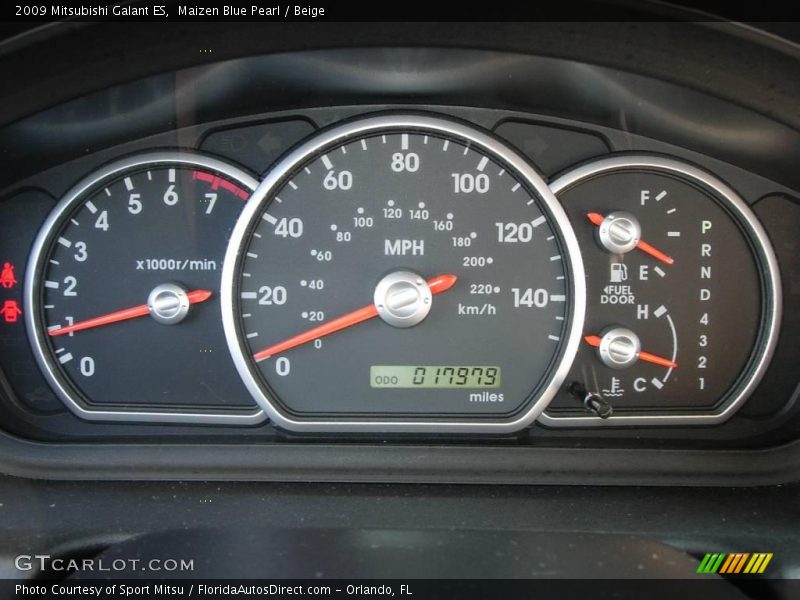 Maizen Blue Pearl / Beige 2009 Mitsubishi Galant ES