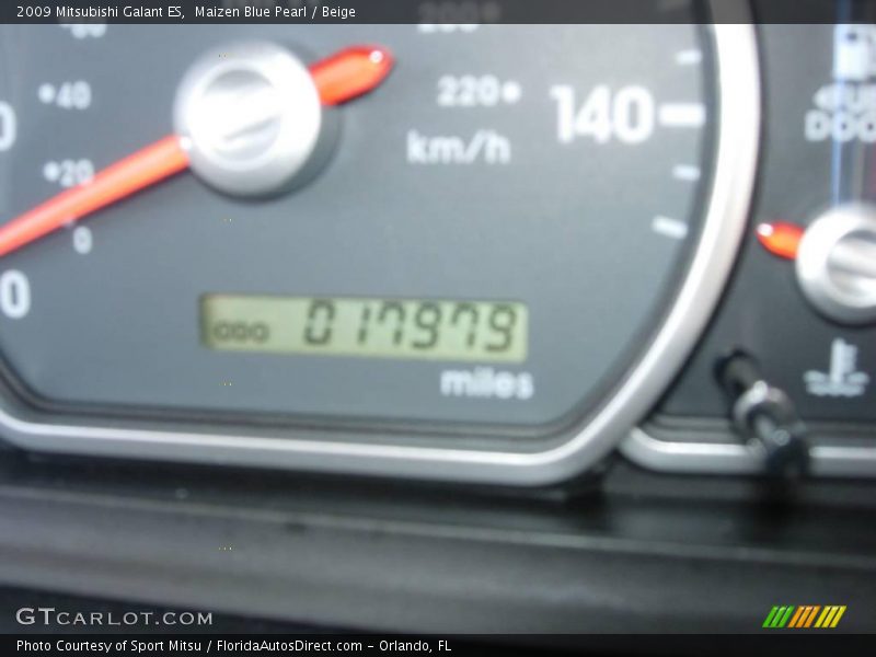 Maizen Blue Pearl / Beige 2009 Mitsubishi Galant ES