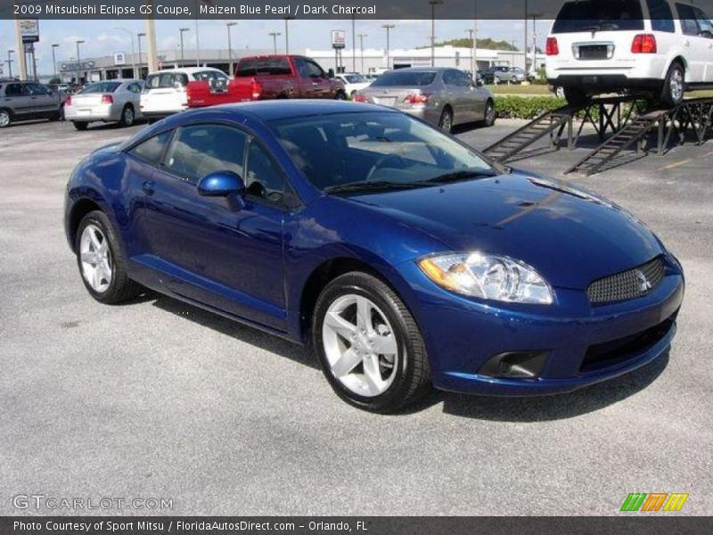 Maizen Blue Pearl / Dark Charcoal 2009 Mitsubishi Eclipse GS Coupe