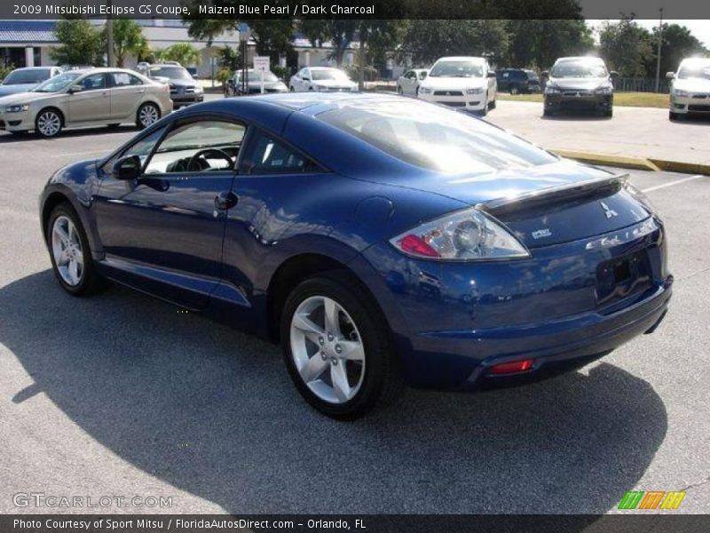 Maizen Blue Pearl / Dark Charcoal 2009 Mitsubishi Eclipse GS Coupe