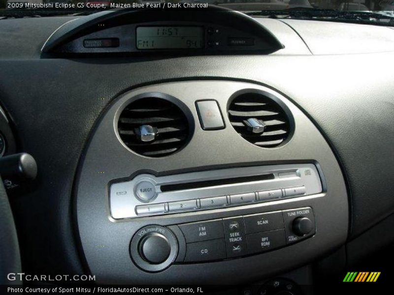 Maizen Blue Pearl / Dark Charcoal 2009 Mitsubishi Eclipse GS Coupe