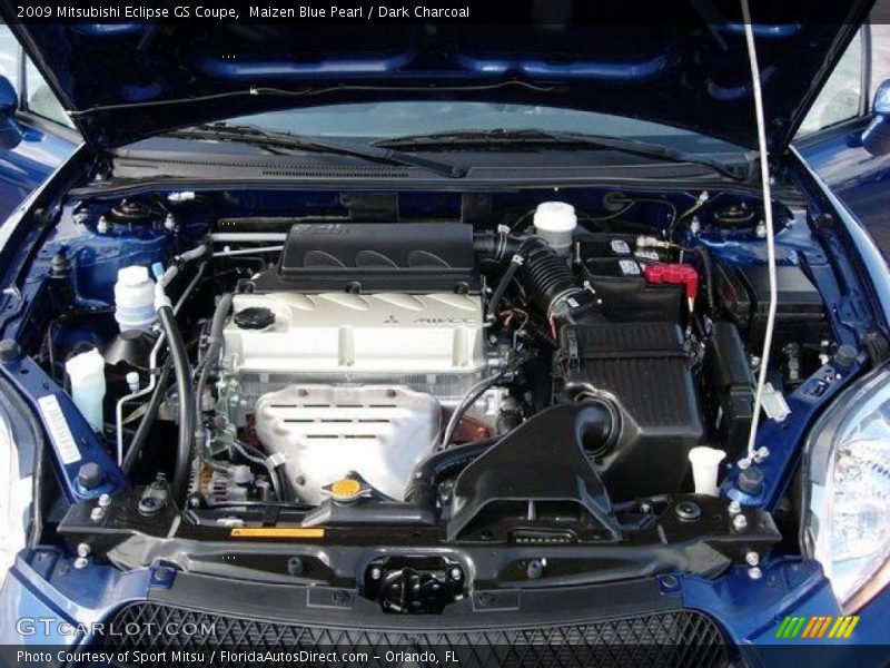 Maizen Blue Pearl / Dark Charcoal 2009 Mitsubishi Eclipse GS Coupe