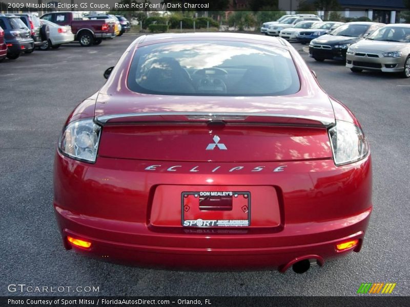 Rave Red Pearl / Dark Charcoal 2009 Mitsubishi Eclipse GS Coupe