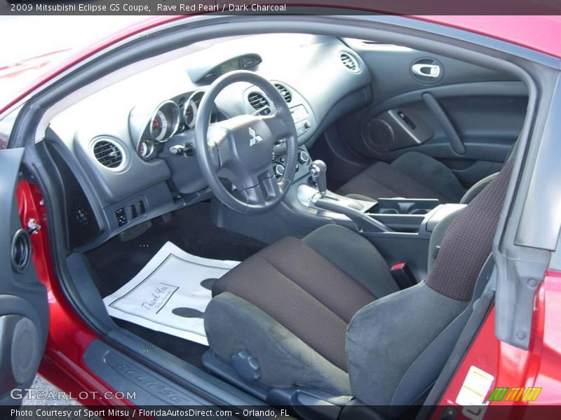 Rave Red Pearl / Dark Charcoal 2009 Mitsubishi Eclipse GS Coupe