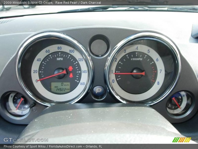 Rave Red Pearl / Dark Charcoal 2009 Mitsubishi Eclipse GS Coupe