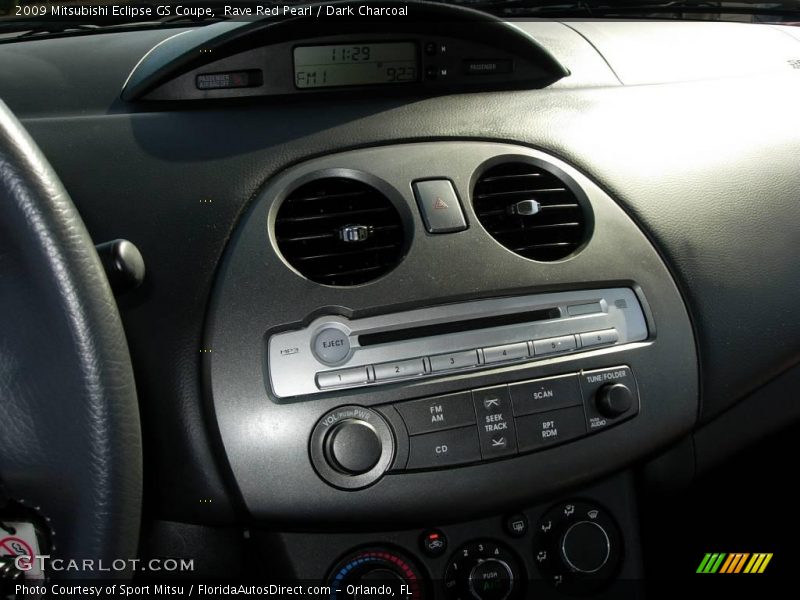 Rave Red Pearl / Dark Charcoal 2009 Mitsubishi Eclipse GS Coupe