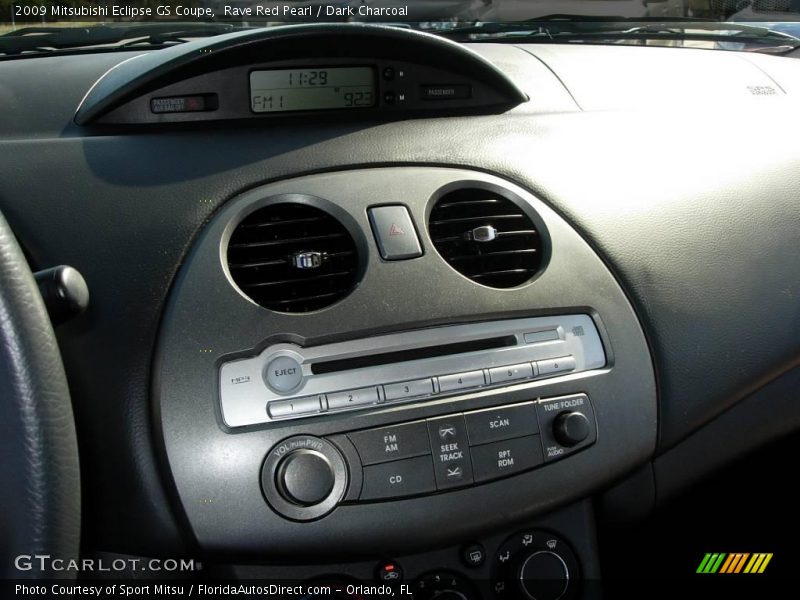 Rave Red Pearl / Dark Charcoal 2009 Mitsubishi Eclipse GS Coupe