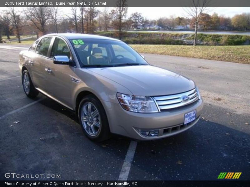 Dune Pearl Metallic / Camel 2008 Ford Taurus Limited