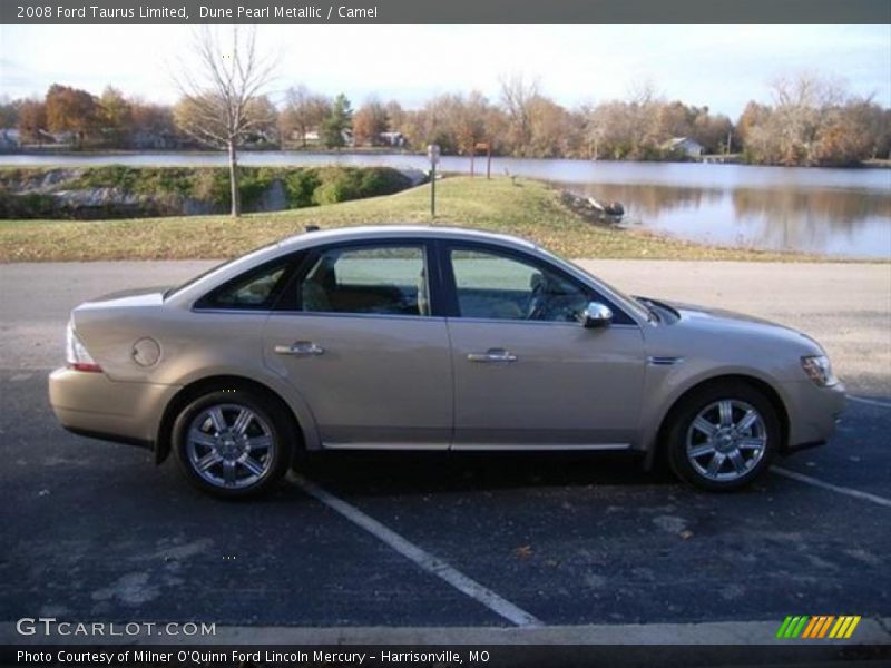 Dune Pearl Metallic / Camel 2008 Ford Taurus Limited