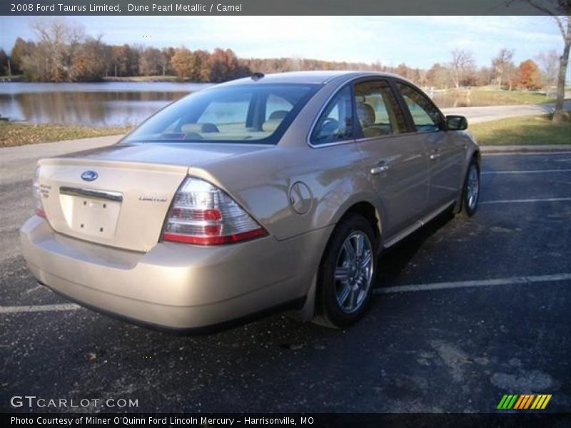 Dune Pearl Metallic / Camel 2008 Ford Taurus Limited