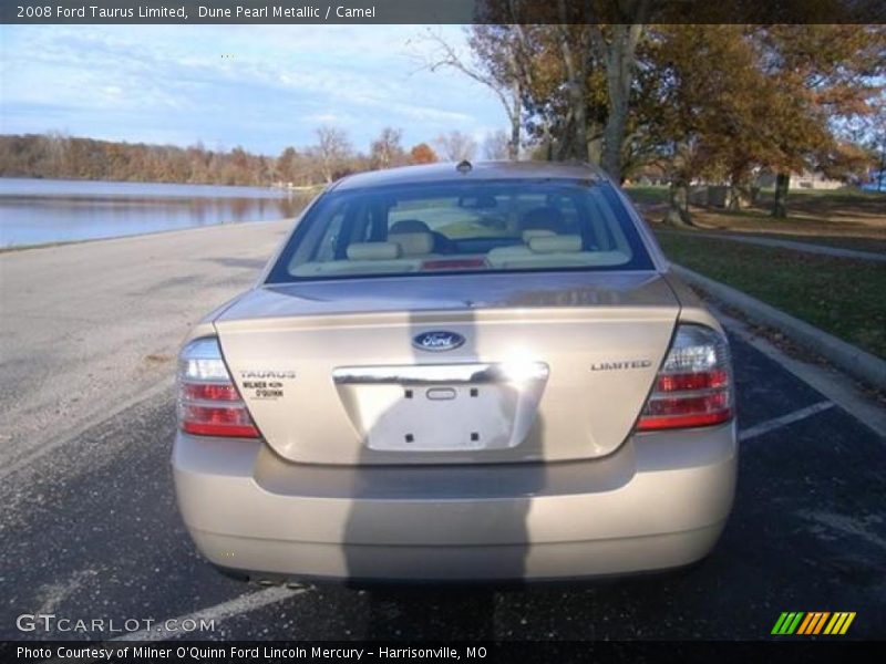 Dune Pearl Metallic / Camel 2008 Ford Taurus Limited