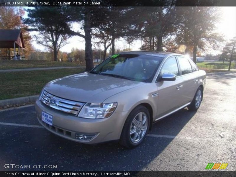 Dune Pearl Metallic / Camel 2008 Ford Taurus Limited