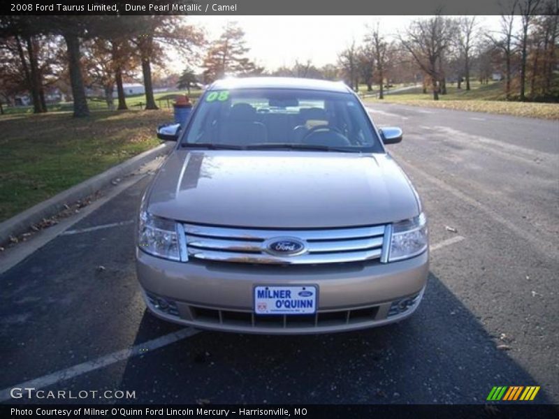 Dune Pearl Metallic / Camel 2008 Ford Taurus Limited