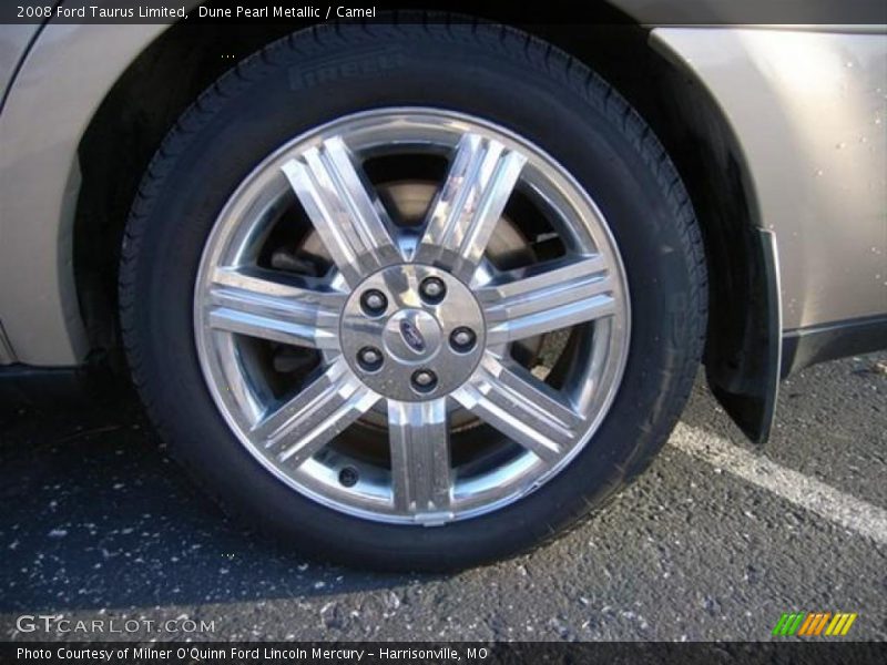 Dune Pearl Metallic / Camel 2008 Ford Taurus Limited