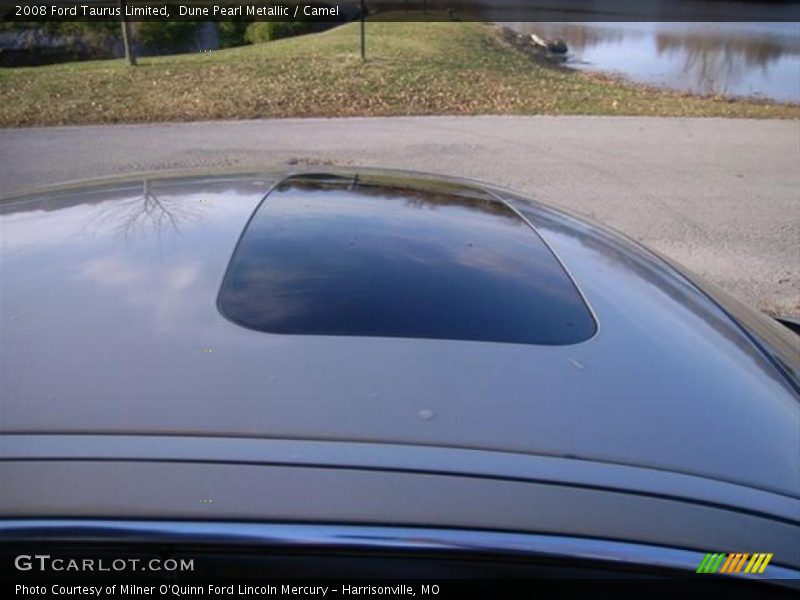 Dune Pearl Metallic / Camel 2008 Ford Taurus Limited