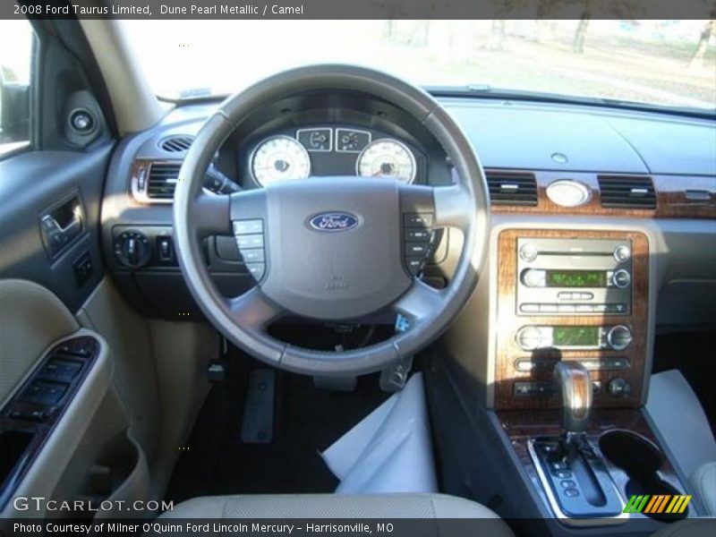 Dune Pearl Metallic / Camel 2008 Ford Taurus Limited