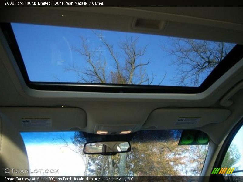 Dune Pearl Metallic / Camel 2008 Ford Taurus Limited