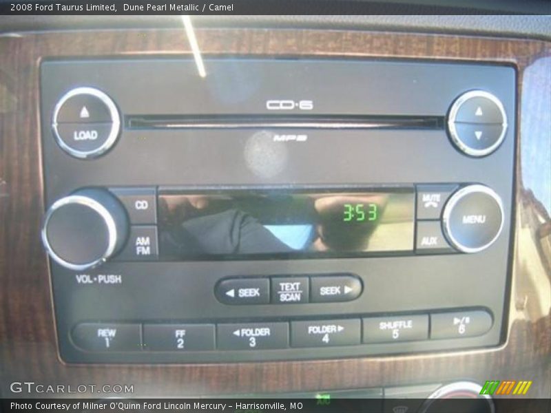 Dune Pearl Metallic / Camel 2008 Ford Taurus Limited