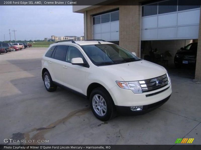 Creme Brulee / Camel 2008 Ford Edge SEL AWD
