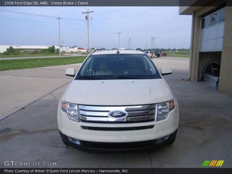 Creme Brulee / Camel 2008 Ford Edge SEL AWD
