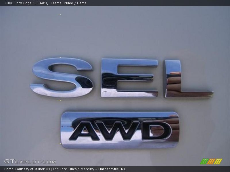 Creme Brulee / Camel 2008 Ford Edge SEL AWD