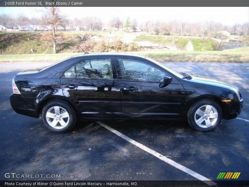 Black Ebony / Camel 2008 Ford Fusion SE