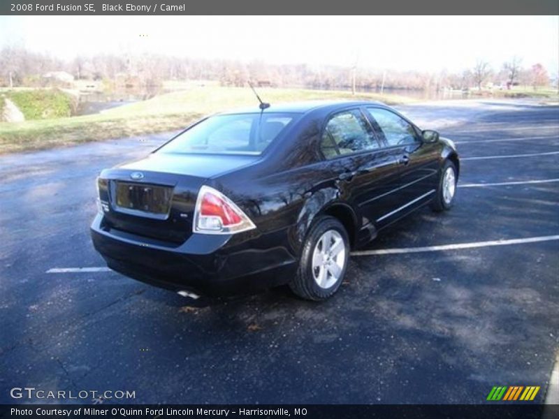 Black Ebony / Camel 2008 Ford Fusion SE