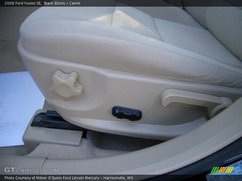 Black Ebony / Camel 2008 Ford Fusion SE