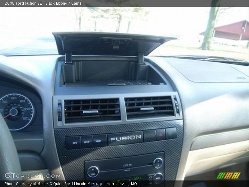 Black Ebony / Camel 2008 Ford Fusion SE